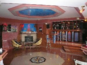 pary hall with bar and home cinema
